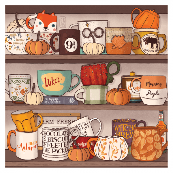 Mon étagère à Mugs d’Automne – Image 2