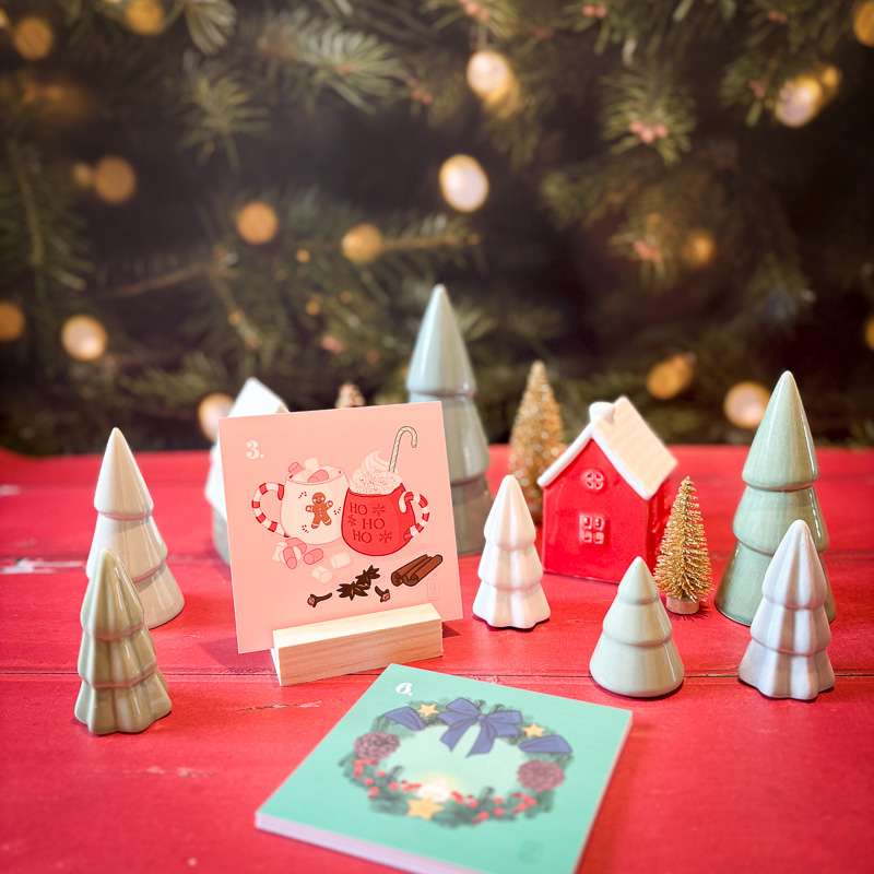 Cartes de l'Avent, réalisation Ceci Rjass 2024