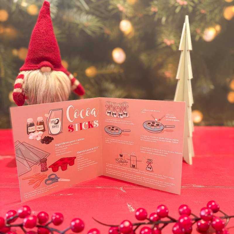 Carte recettes & DIY, réalisation Ceci