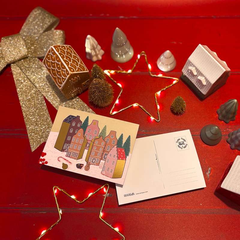 Carterie de voeux, maisons nordiques, réalisation Ceci Rjass 2024