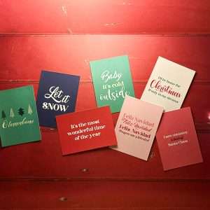 Carterie de voeux, chansons de Noël, réalisation Ceci Rjass 2024