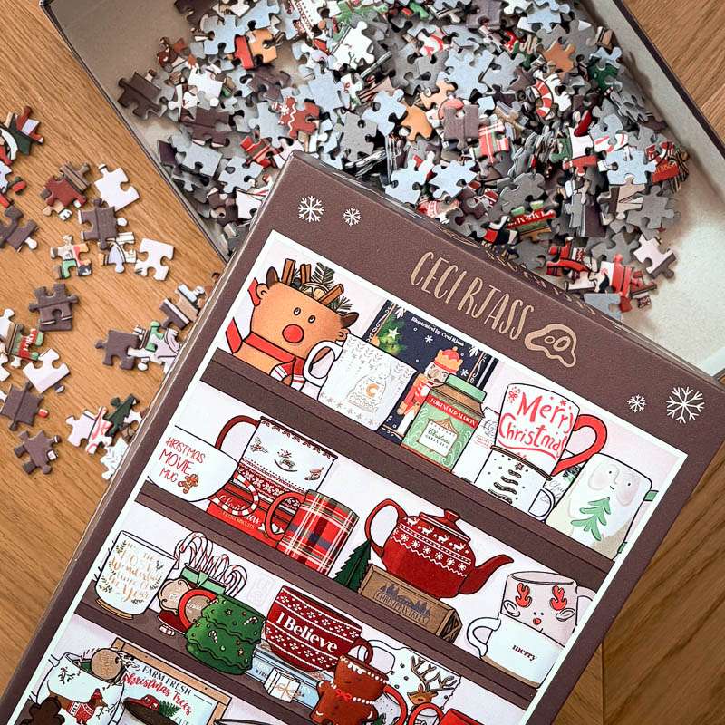 Puzzle, fabrication française, puzzle de noel