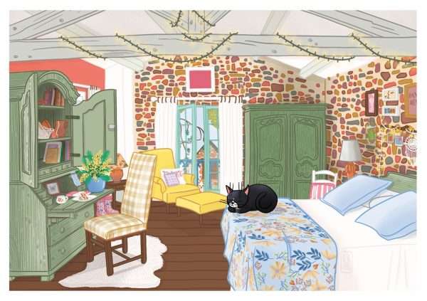 Cottage Anglais, Chambre