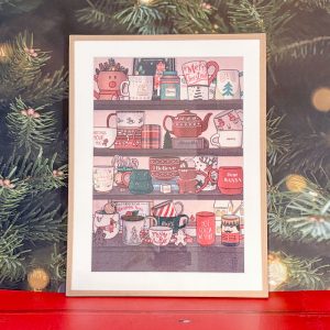 Illustration imprimée sur papier d'art, ambiance douce et poétique.