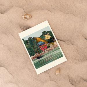 Illustration colorée à l'ambiance cosie par Ceci Rjass, illustratrice à Pornic, Pays de Retz
