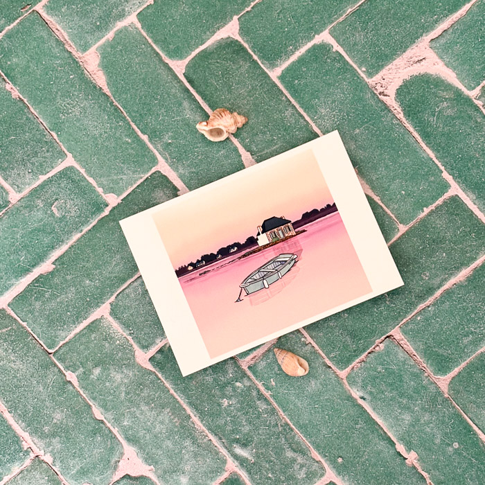 Illustration colorée à l'ambiance cosie par Ceci Rjass, illustratrice à Pornic, Pays de Retz