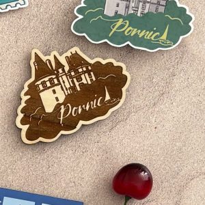 Magnet Château de Pornic en bois