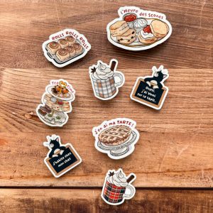 Petits stickers brillants d'automne par Ceci Rjass